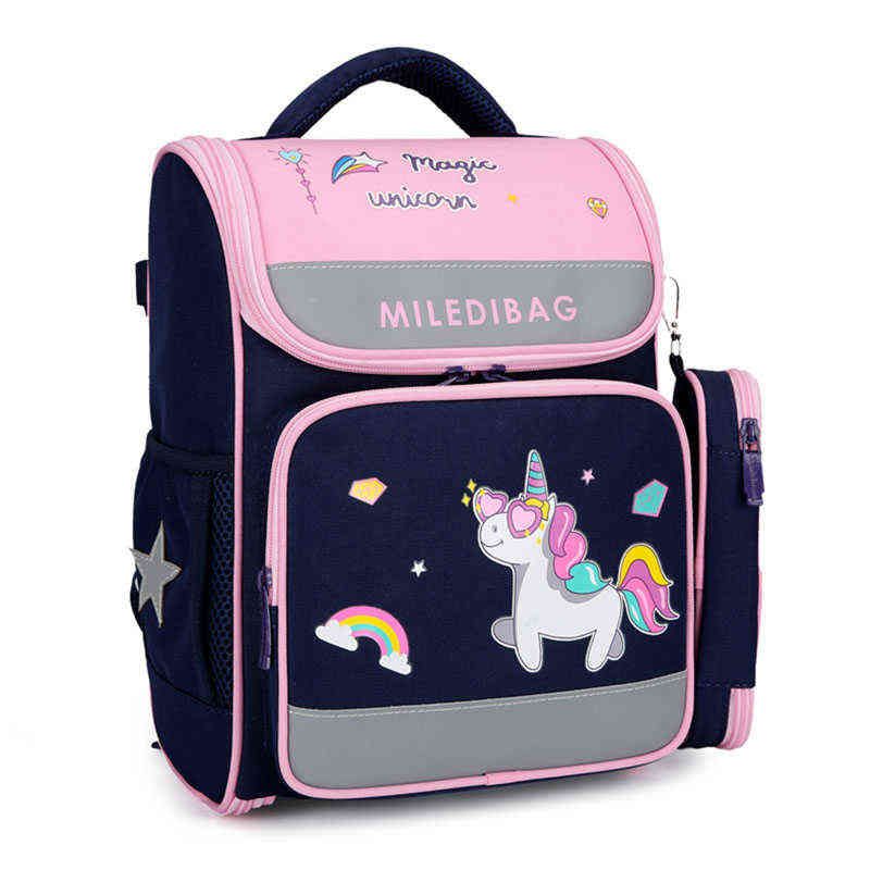 Mochilas de bolsas de escuelas dulces para niñas para niños Mochila Rainbow Imprimir bolsas