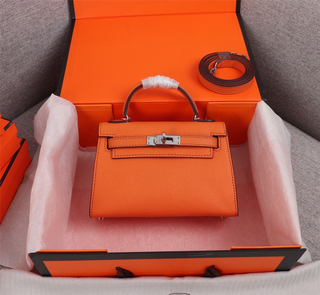 Orange with Silver