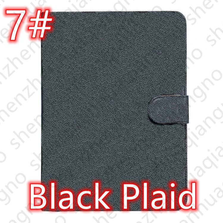 7 # BLACK PLAID + LOGO