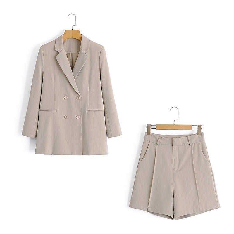 Khaki Shorts Set