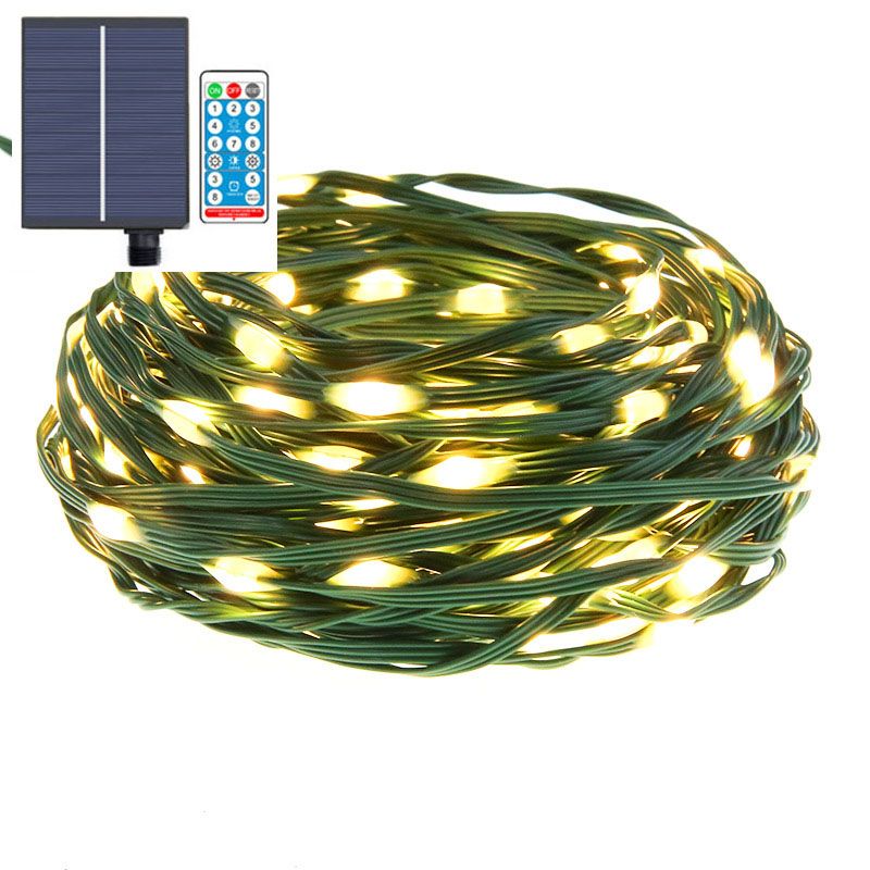 Solar-Green Wire-Warm White