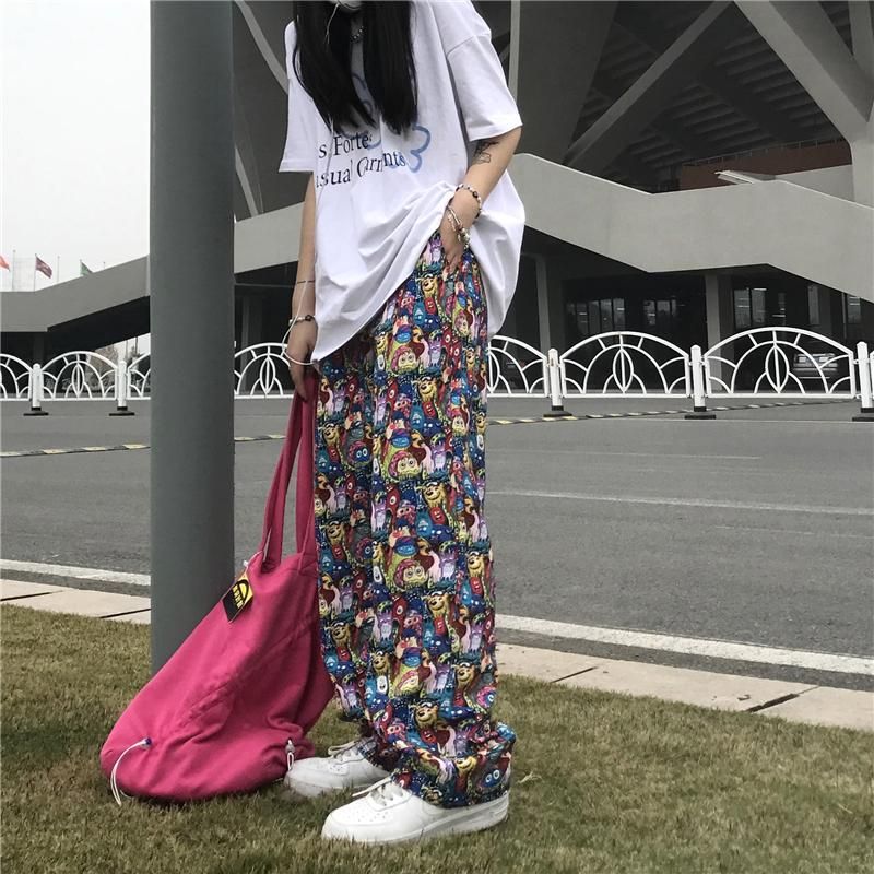 Compra Chicas Anime Imprimir Pantalones De Pierna Ancha Para 2021 Japón  Tendencias De Moda Casual Ropa Mujer Hip Hop Streetwear Joggers Baggy  Sweetpants C Barato | Entrega Rápida Y Calidad | Es.Dhgate