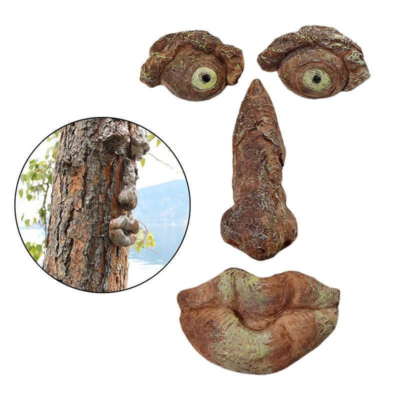 5 Kinds Bark Ghost Face Facial Features Old Man Tree Hugger Yard House