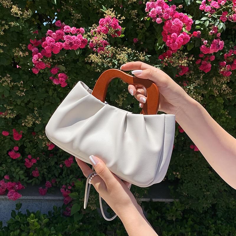 Bolsas de noche Pequeña bolsa de de cuero de PU mango para