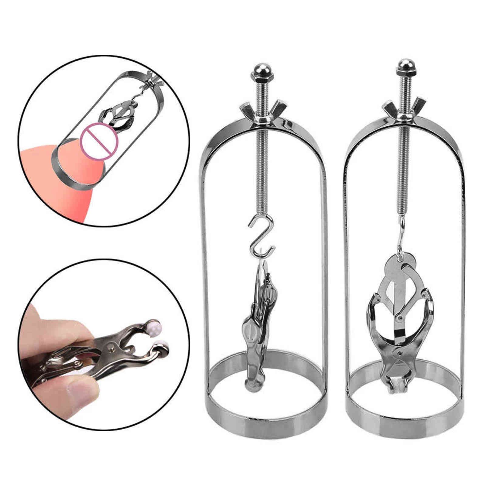 NXY Pump Toys Adjustable Metal Breast Massager Nipple Clips Bondage Stimulator Torture Play Clamps Retention Device Sex For Women 1125 From Analtoys, $10.26 DHgate photo pic