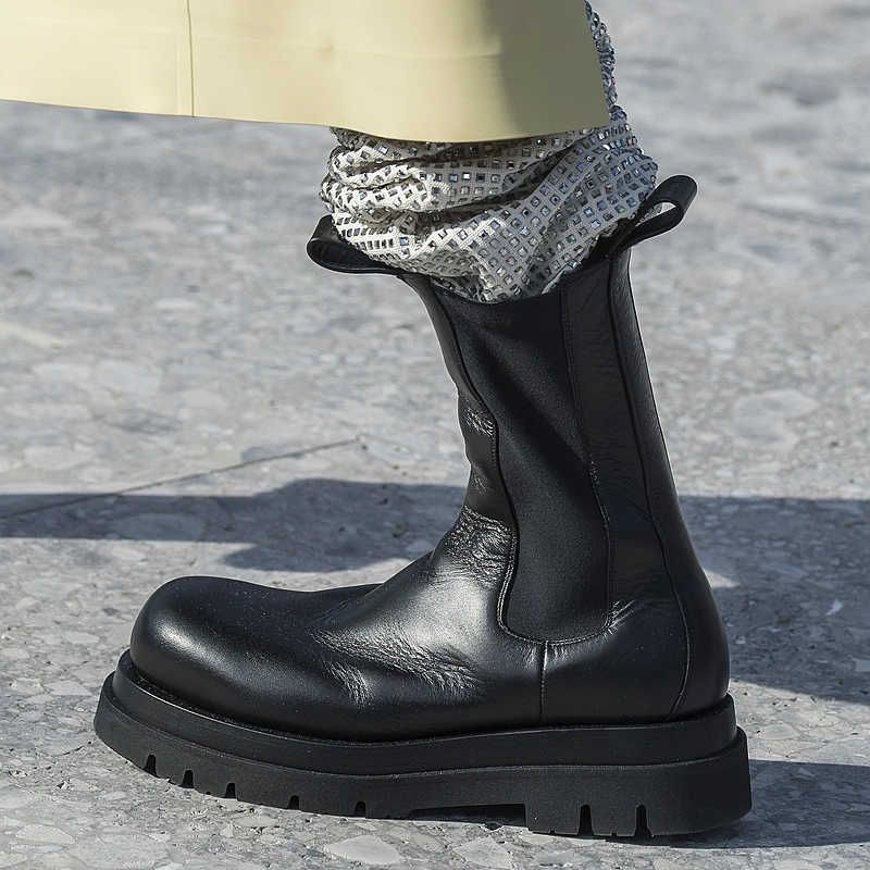 designer chunky boots