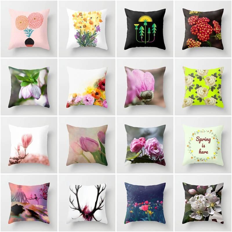 Funda De Almohada Decorativa De Primavera Únicamente ... Funda De Almohada Decorativa De Primavera Únicamente ...