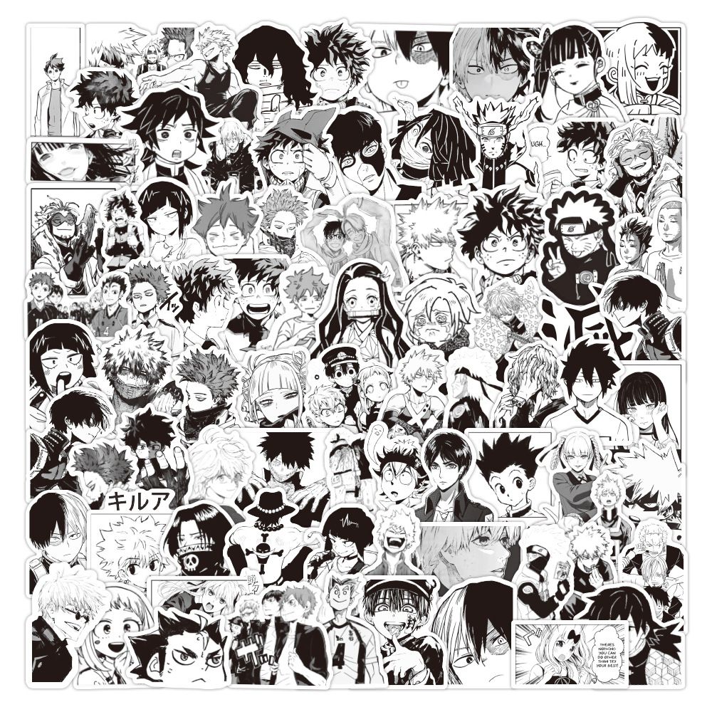 100pcs/set Mixed manga anime waterproof stickers 100pcs/set Mixed manga anime waterproof stickers
