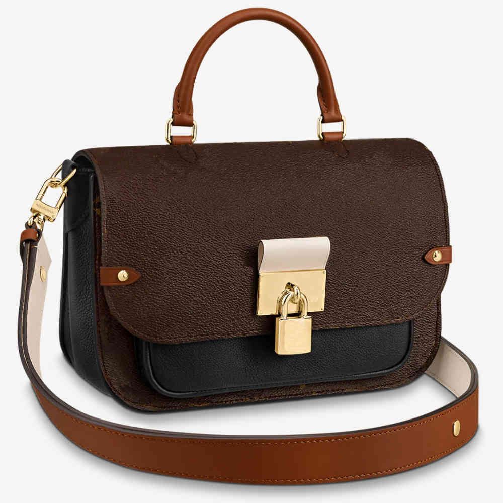 Ladies Designer inspired Cross Body Messenger Shoulder Bag Detachable Handbag 
