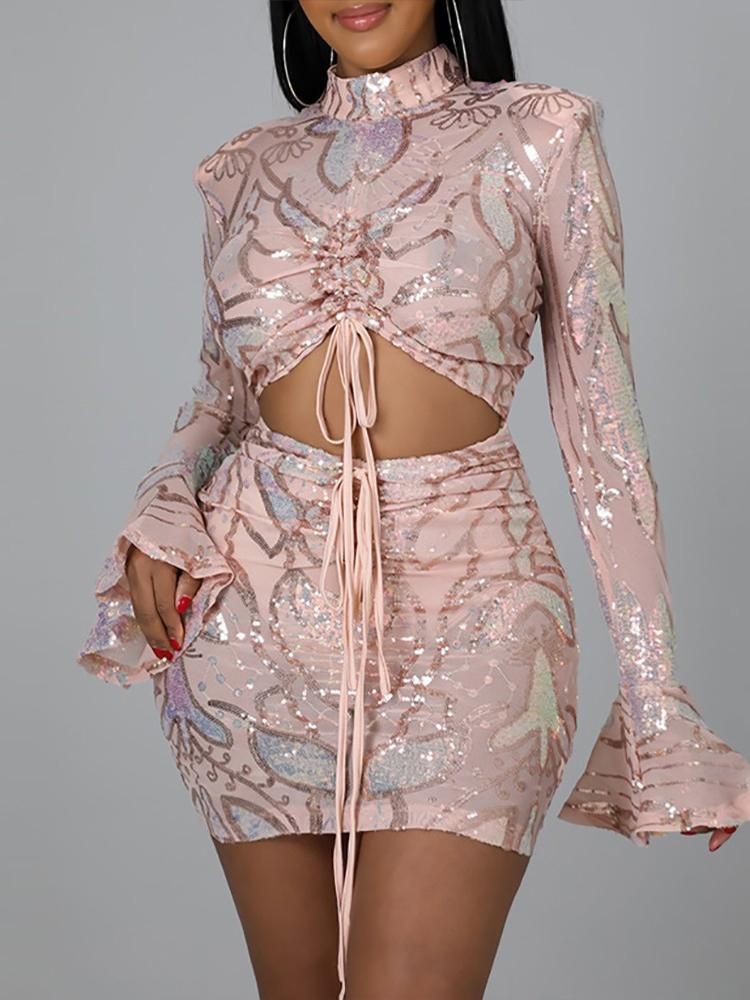 Compra Vestidos Casuales SheIn Y2K Vestido Sexy Vestidos De Fiesta Mock  Cuello Manguito Lentejuelas Siglas Carreras Bodycon Vestido Mini Roupas  Feminin Barato | Entrega Rápida Y Calidad | Es.Dhgate
