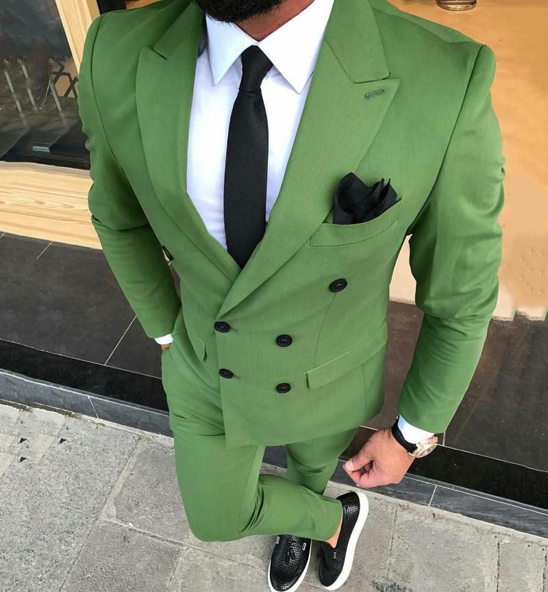 olive green double breasted blazer