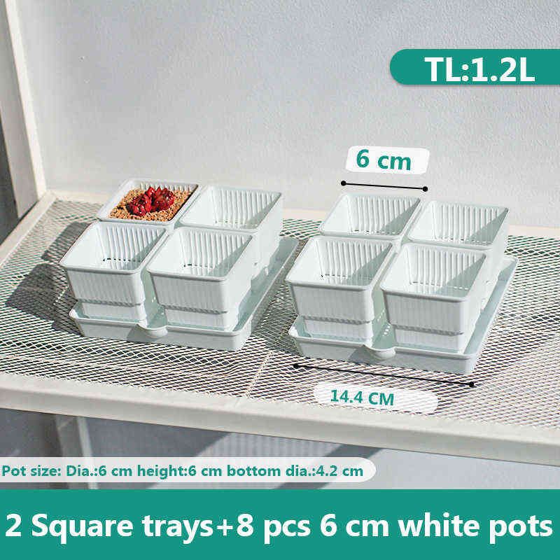 6cm vit 2 uppsättningar