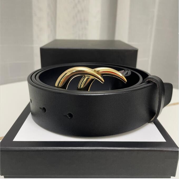 A8 Bright Gold buckle + Black Leather