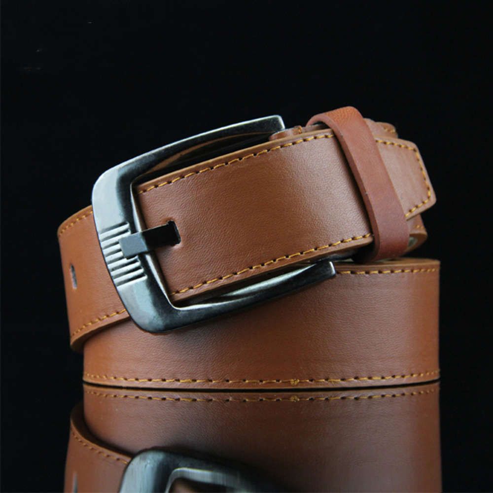 Fashion Joker Mens Leather Pin Buckle Belt Fashion Joker Mens Leather Pin Buckle Belt