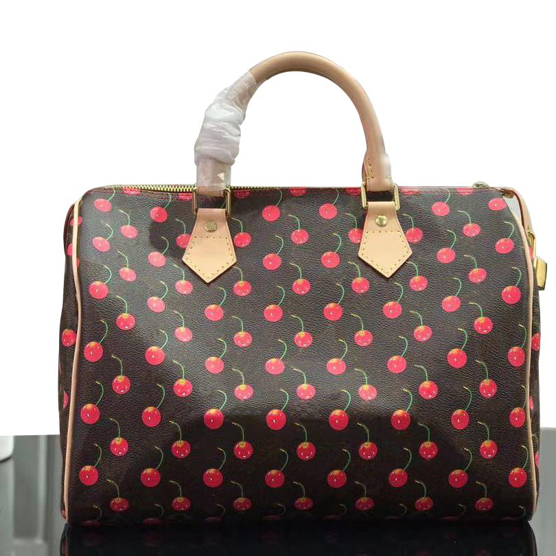Top Quality SPEEDY BAG With Cherry Stylish Designers Handbag Women