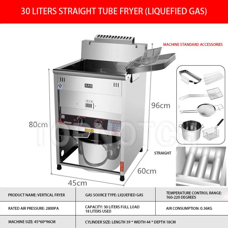 Gás liquefeito 30L.