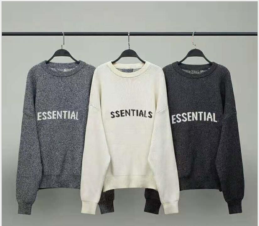 Compra Nueva Marca De Moda Doble Hilo De La Artesanía Suéter De Manga Larga  Con Letras En El Pecho Para Hombres Y Mujeres Parejas Sueltas Suéteres  Perezosos Suéter Barato | Entrega Rápida