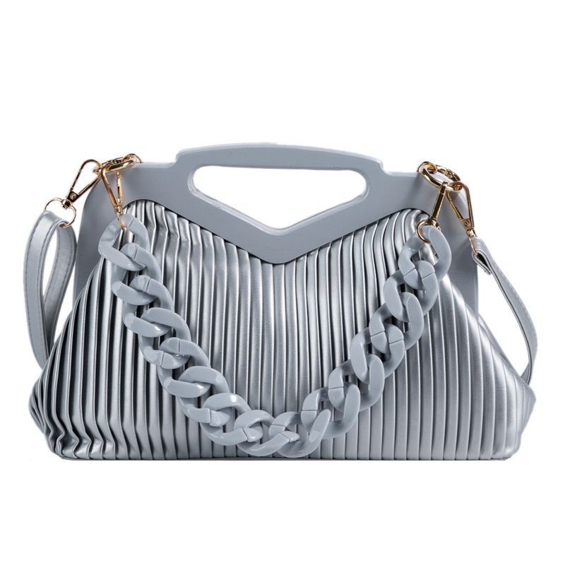 Silver Shoulder Bag