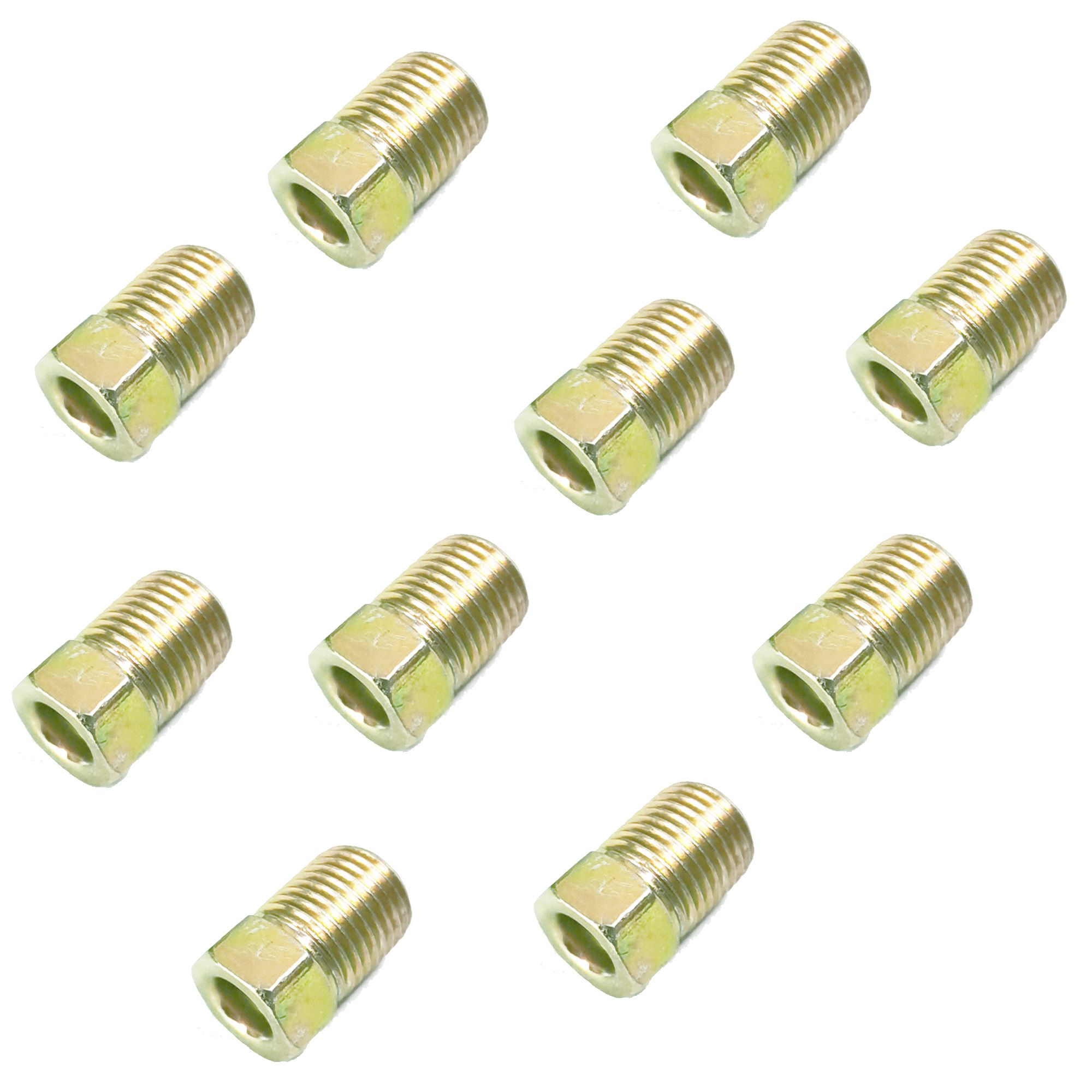 FEMALE NUTS 3/16" CP056 6PCS 10MM x 1MM 2 WAY MALE BRAKE PIPE CONNECTOR