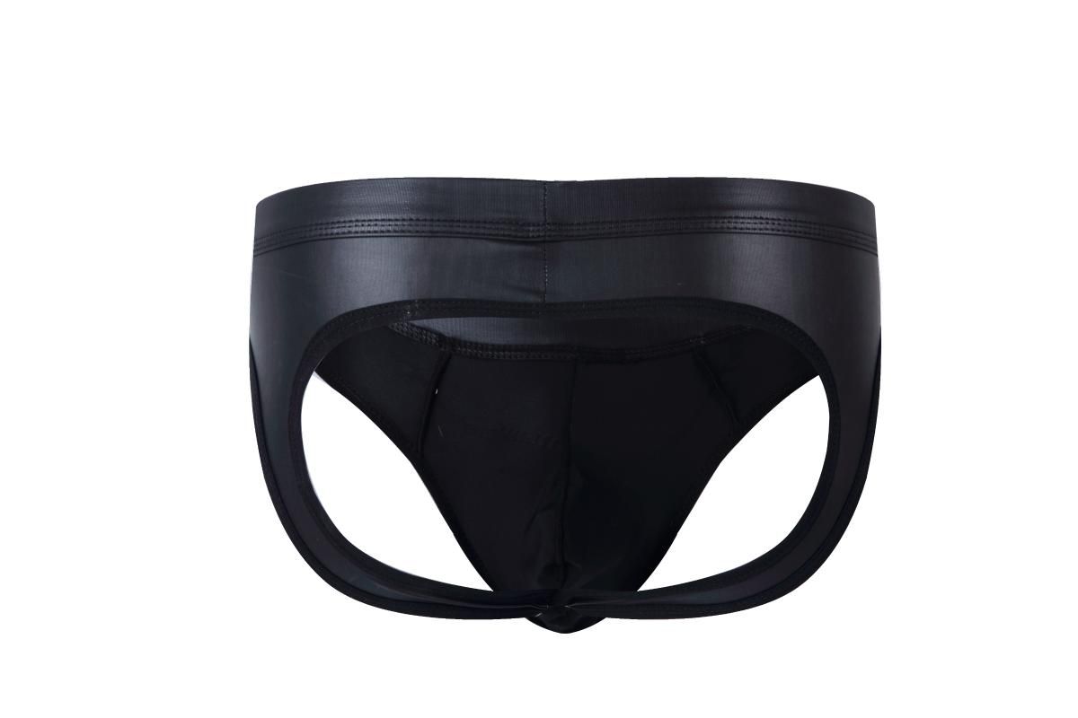 En otras palabras Siete Bergantín Calzoncillos para hombre ropa interior de cuero hecho por el hombre  Motocicleta Sexy Cómoda Movimiento de