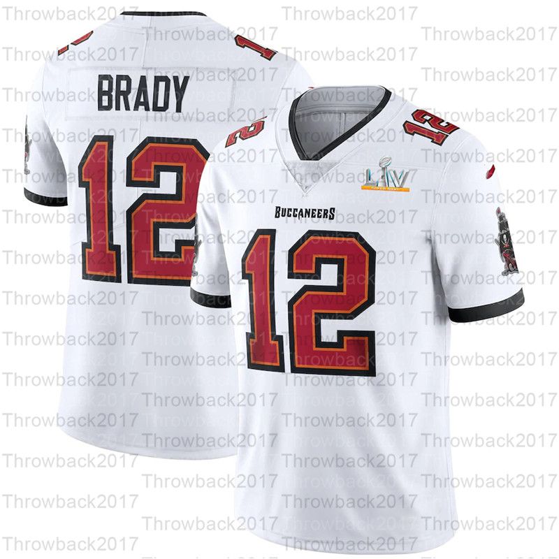 12 Tom Brady / White