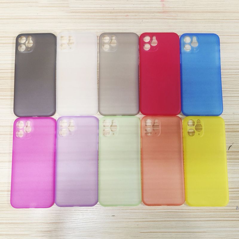 Compre O Melhor E O Mais Recente BRAND Para IPhone 13 12 Mini 11 Pro Max  0.3mm Ultra Fino Slim Fosco Fosco PP Phone Case Transparente Capa Flexível  Capa Para IPhone XS