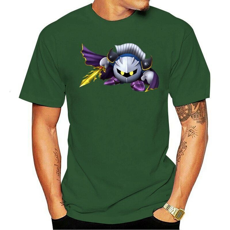 New Meta Knight Kirby Games Anime Cartoon Men's Black T-shirt Size S-3xl Street Wear Fashion Tee Shirt New Meta Knight Kirby Games Anime Cartoon Men's Black T-shirt Size S-3xl Street Wear Fashion Tee Shirt