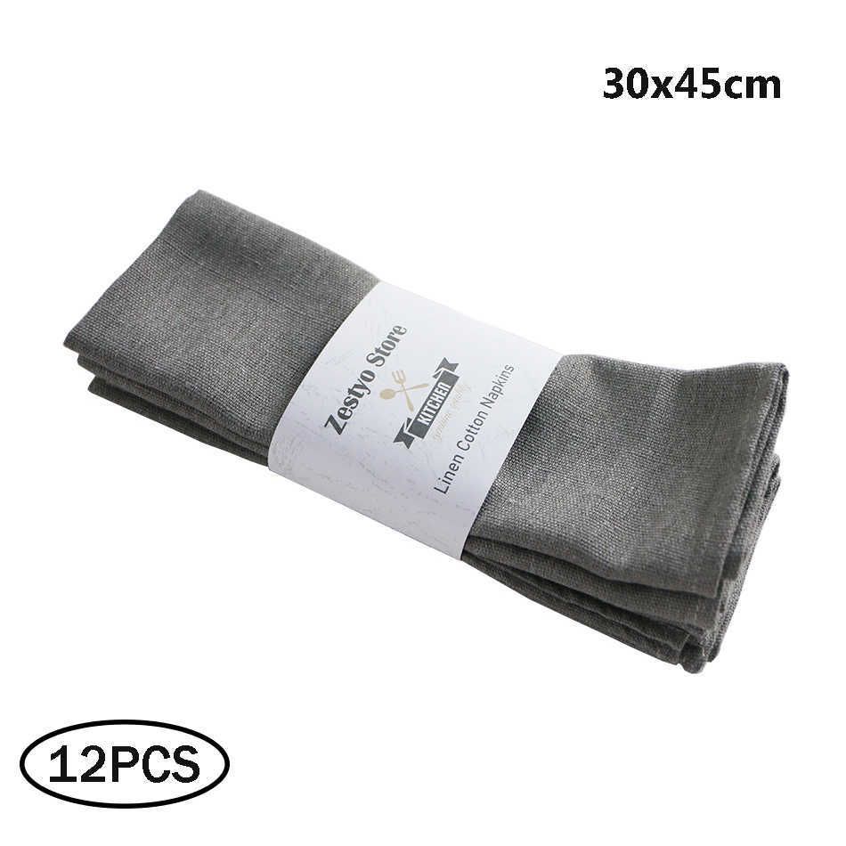 12PCS 30x45cm grå