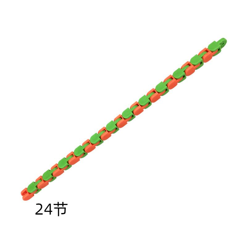 24 länkkedja (orange grön)