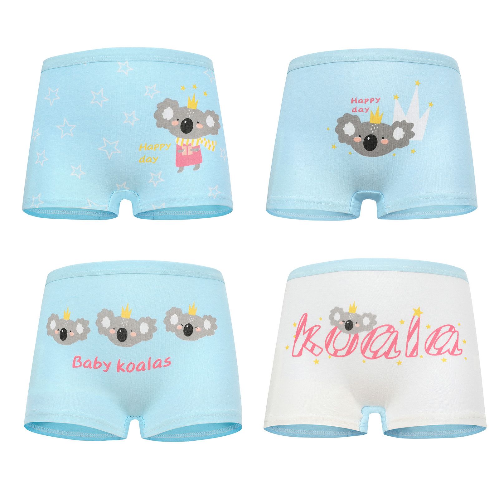 Soft And Cute Cat Pattern Childrens Kidley Panties High Quality Cotton