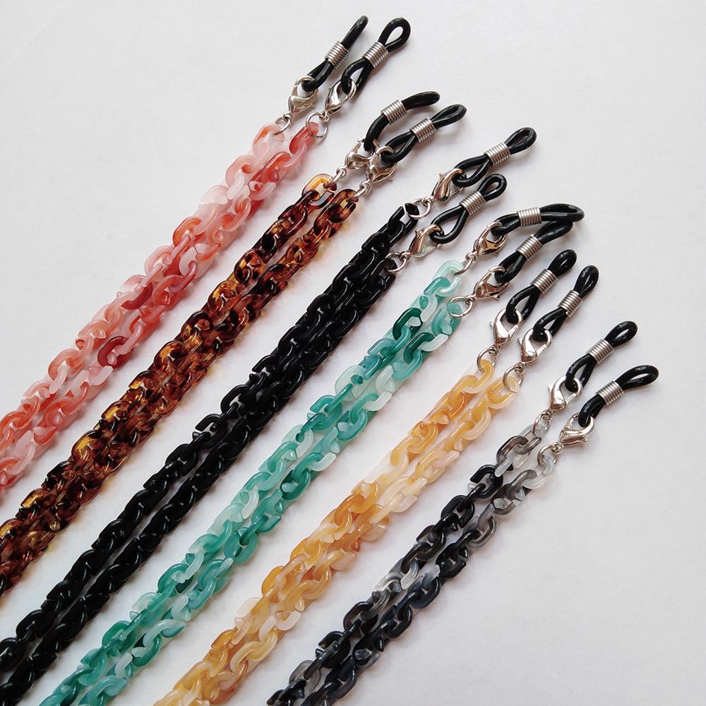 Compra Cadena De Plástico De Acetato De Color De Dos Tonos / Soporte Para  Gafas / Retenedor De Resina De Gafas De Sol / Accesorios Para Gafas De  Espectáculo / Cadena De