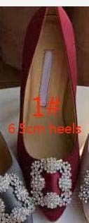 6.5cm heels 1# Red wine