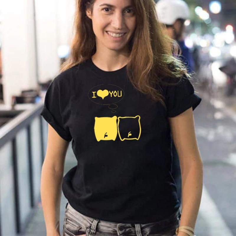 Compra NWE Moda Mujer Ropa Impresión Camiseta Manga Corta Verano Lindo  Perro Dog Ornieve Impresión Del Amor TEE CASOS CASOS DE ALGODÓN SOBRE MUJERES  Barato | Entrega Rápida Y Calidad | Es.Dhgate
