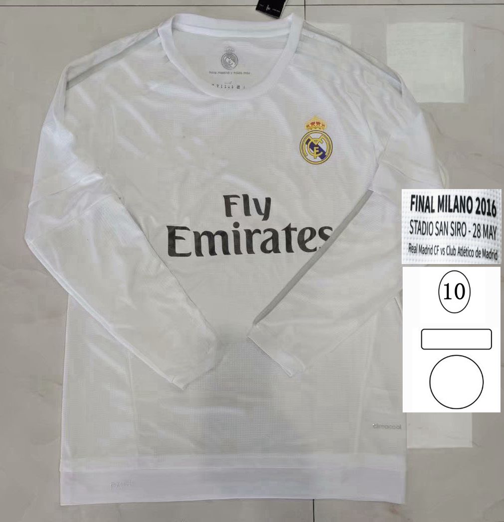 15/16 home long sleeve+ball+10+final