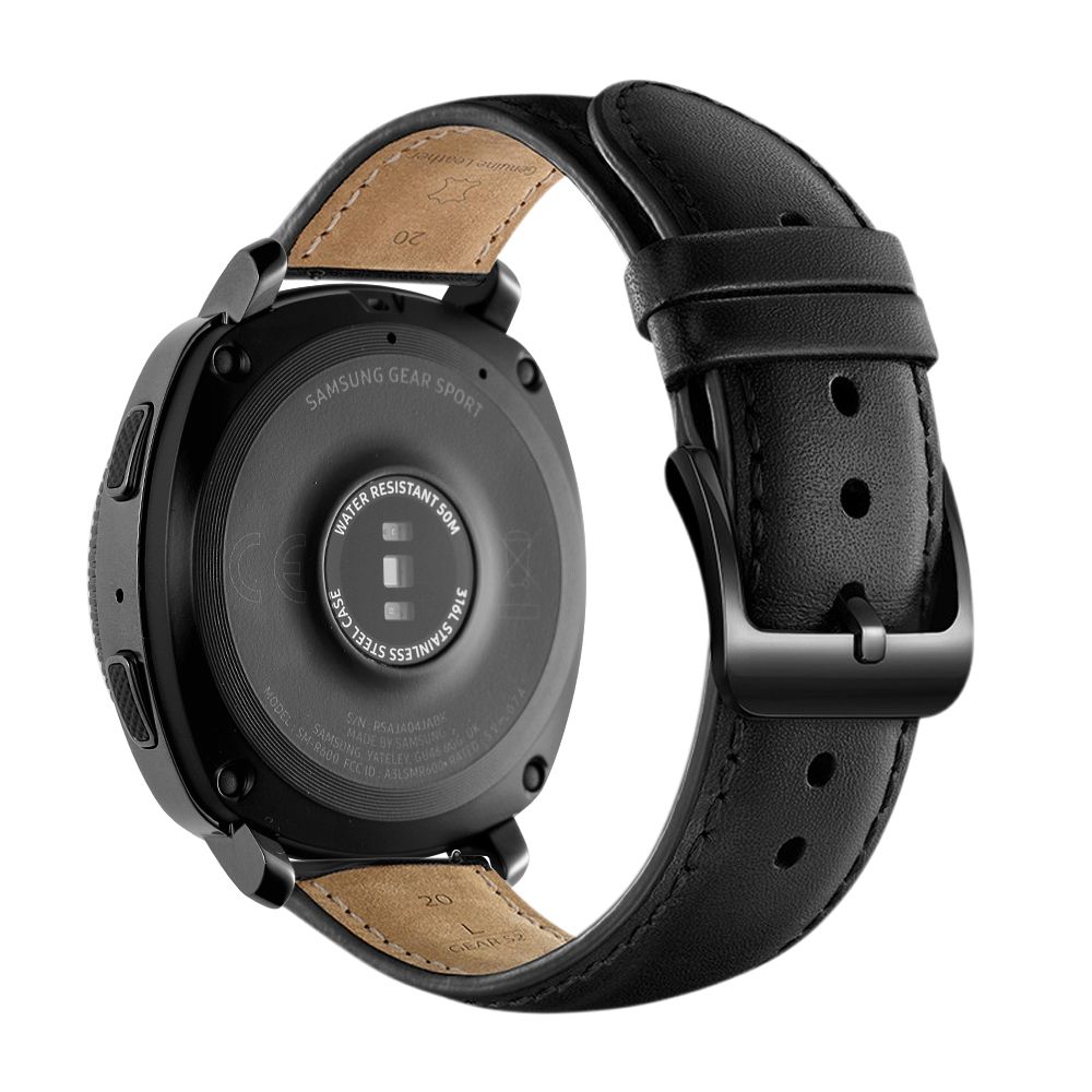 Top Grain Leather Watch Band Strap For Samsung S4 Gear Sport Smart