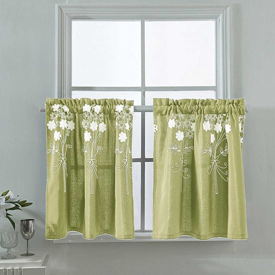 2pcs f Short Curtain