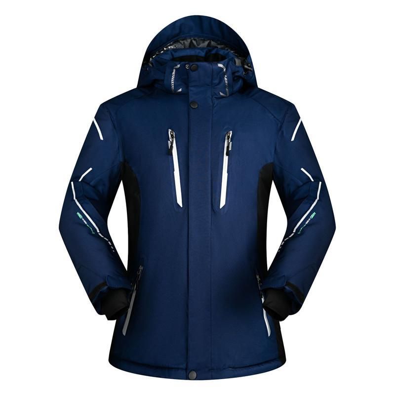 Blaue Jacke