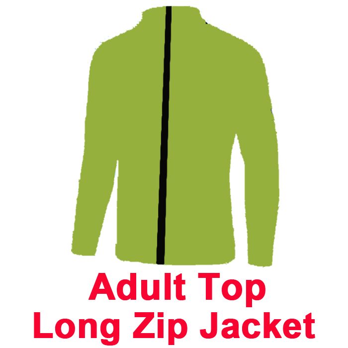 2 - long zip jacket top