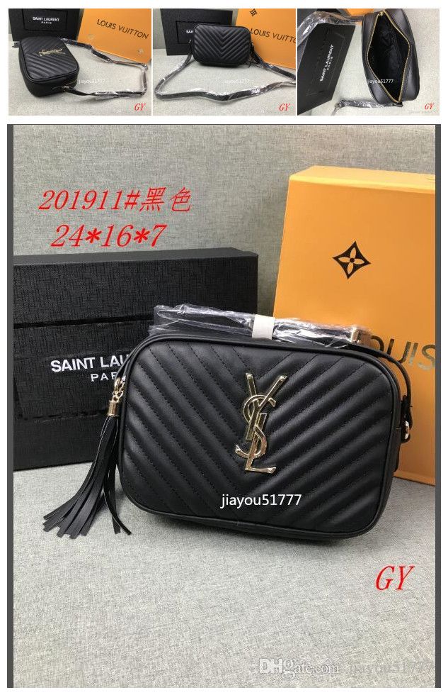 30 Ysl„Sell Women High Quality Leather Handbag Chain Bag Envelope