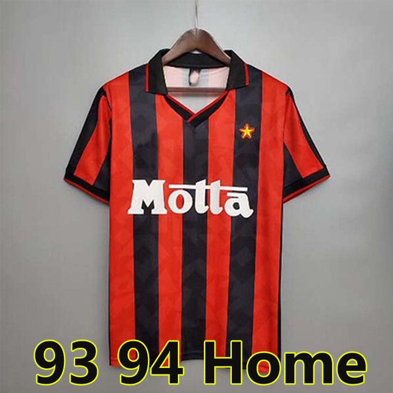 90 91 Retro Shirts SOCCER JERSEYS 95 96 97 Gullit 01 02 03 12 14 15 Maldini  Van Basten Football KAKA Inzaghi 06 07 PIRLO SHEVCHENKO BAGGIO Ac MIlans  JERSEY From Jxingwangfs588, $14.95