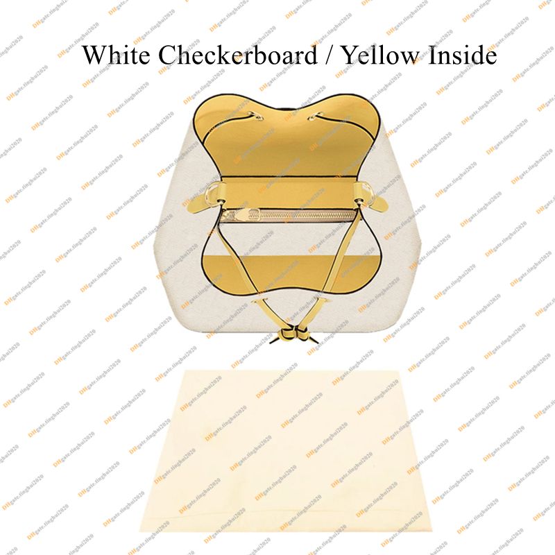 White Checkerboard & Yellow Inside