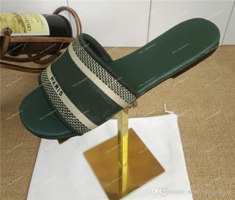 Acquistare Gucci Valentino Dior YSL Adidas Givenchy Fendi Pantofole Da  Donna Eather Flip Flops Da Donna Ricamo Sandalo Estate Piattaforma Spiaggia  Piattaforma In Gomma Sandali Sandali Pantofo Economico | Consegna Veloce E