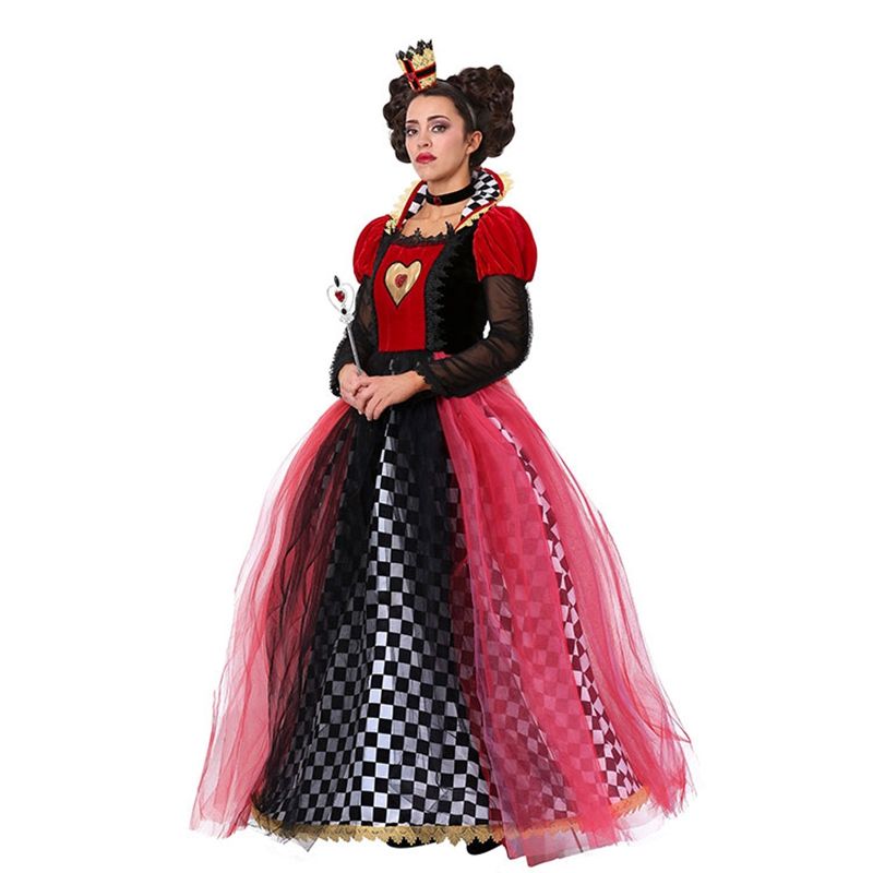 Comprensión Calibre límite Traje de tema mujeres adultas reina roja de corazones disfraz sexy alice en el país de Comprensión Calibre límite Traje de tema mujeres adultas reina roja de corazones disfraz sexy alice en el país de