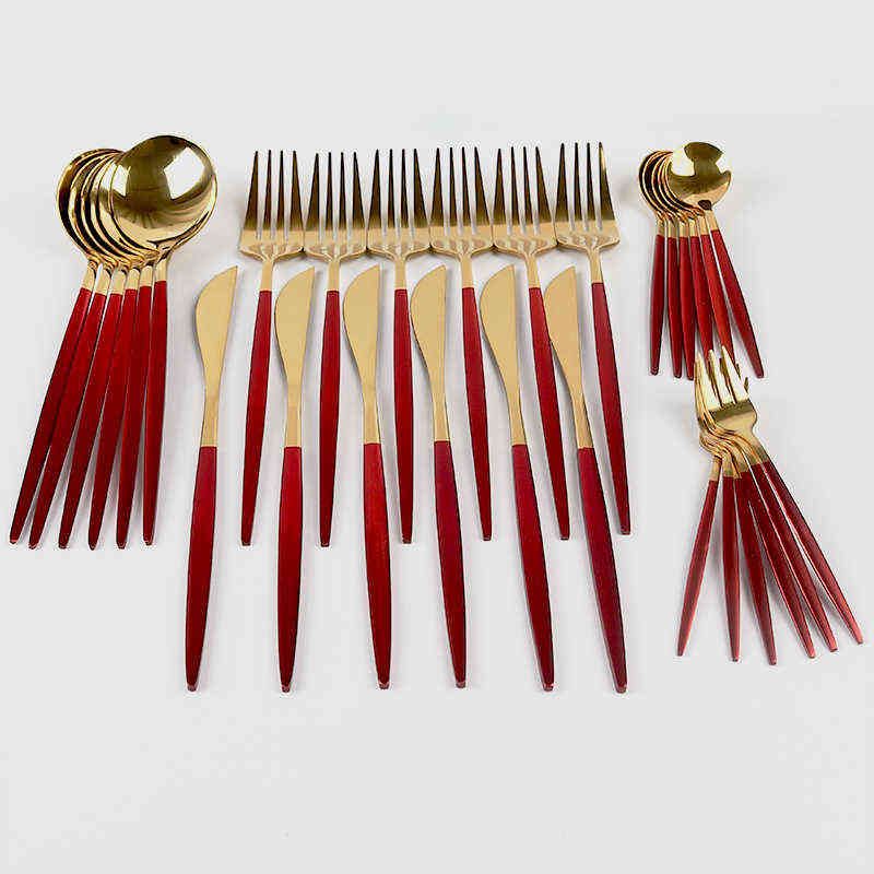 30pcs-red Gold