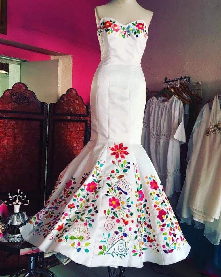 2022 Vintage México Vestido de novia bordado Chic White Satin Sweetheart Top Corset Back Vestidos formales 2022 Vintage México Vestido de novia bordado Chic White Satin Sweetheart Top Corset Back Vestidos formales
