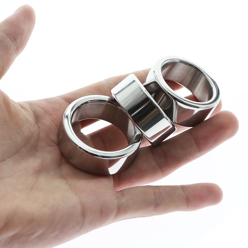 15PCS Stainless Steel Cock Ring with Box Penis Ring Bondage Lock Male Delay Ejaculation BDSM Sex Toys Gift for