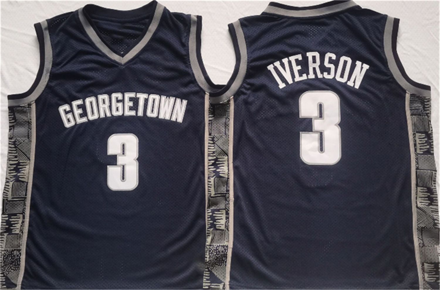 Georgetown Hoyas Blue N ° 3 Iverson