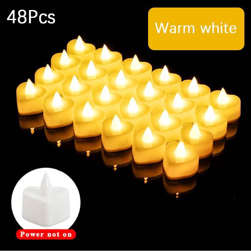 48pcs Warm White