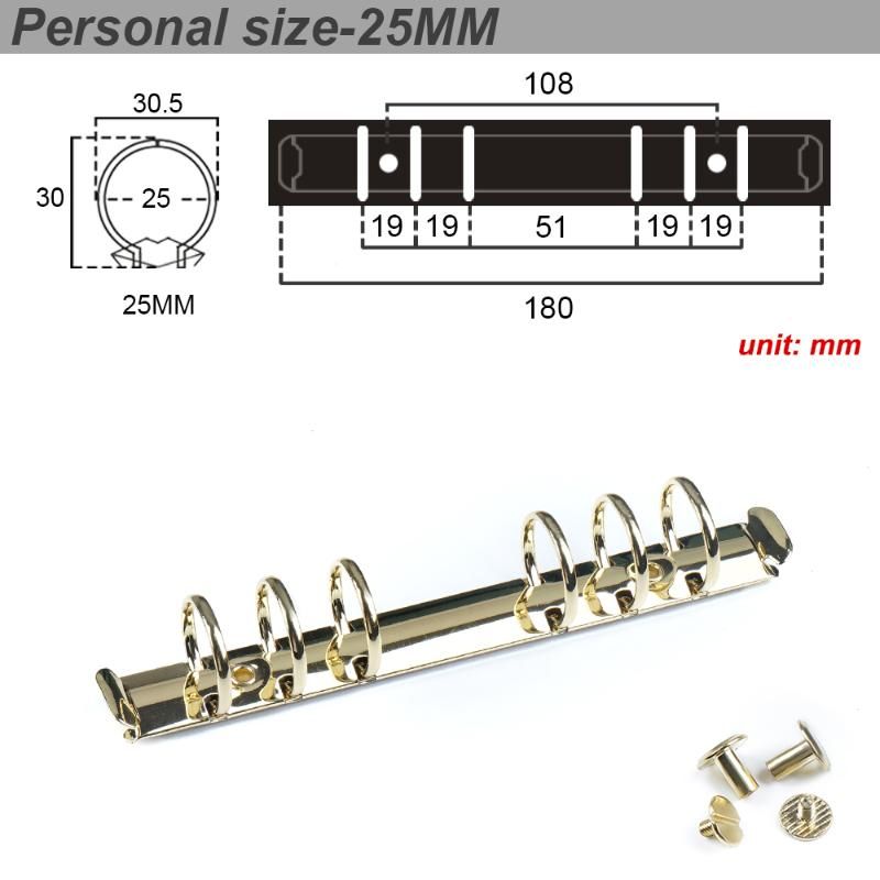 الذهب 25MM الشخصية