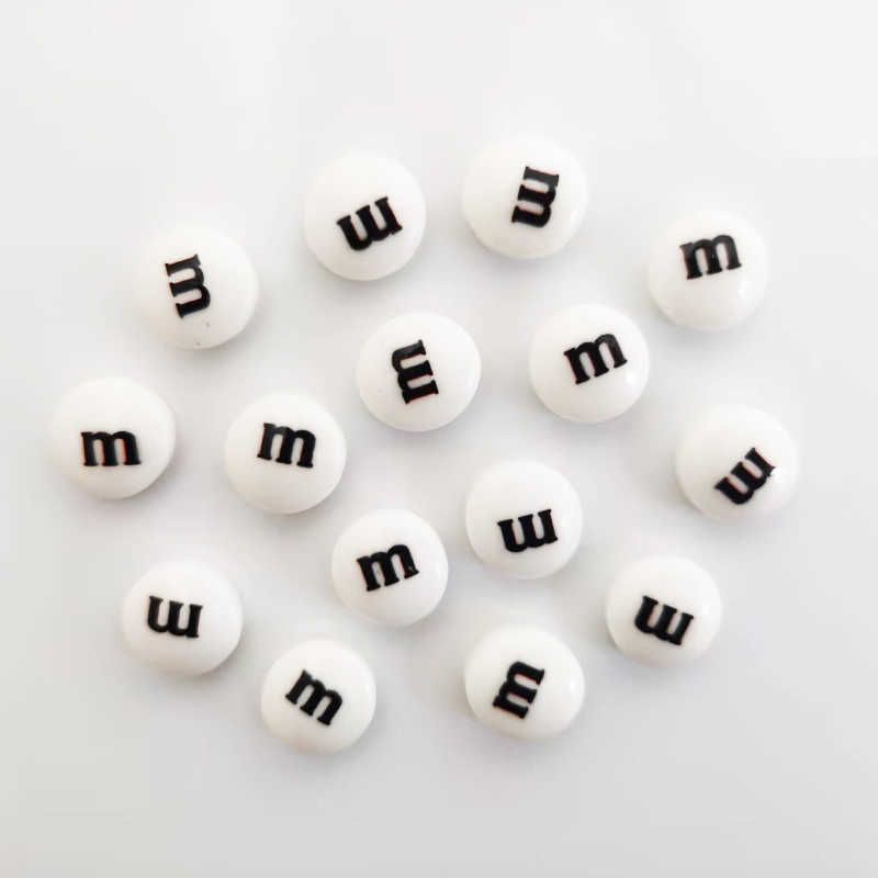 15 Pcs White